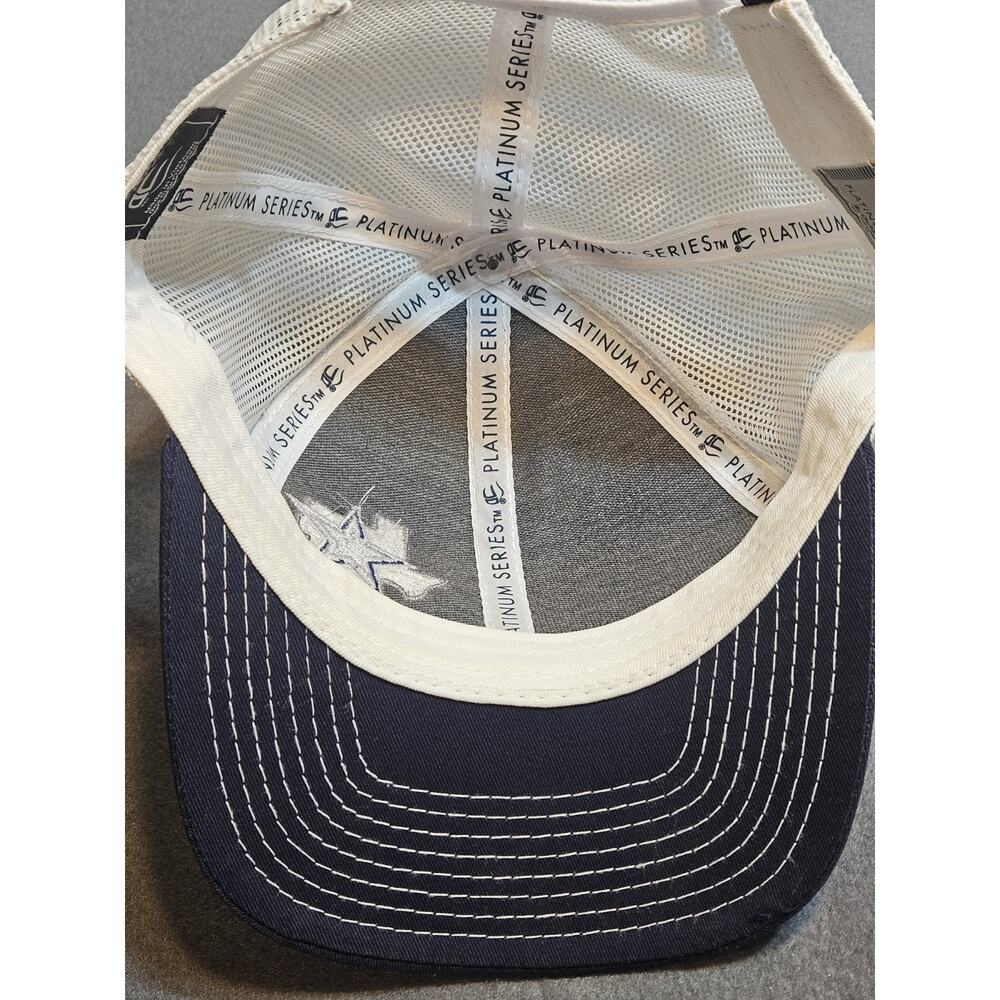 Platinum Series Dallas Cowboys Mens One Size Fits All Blue Baseball Cap Trucker - Picture 6 of 9